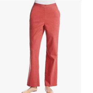 Womens Alfred Dunner Classic Pull On Dress Pants Terracotta Size 6 Petite NWT